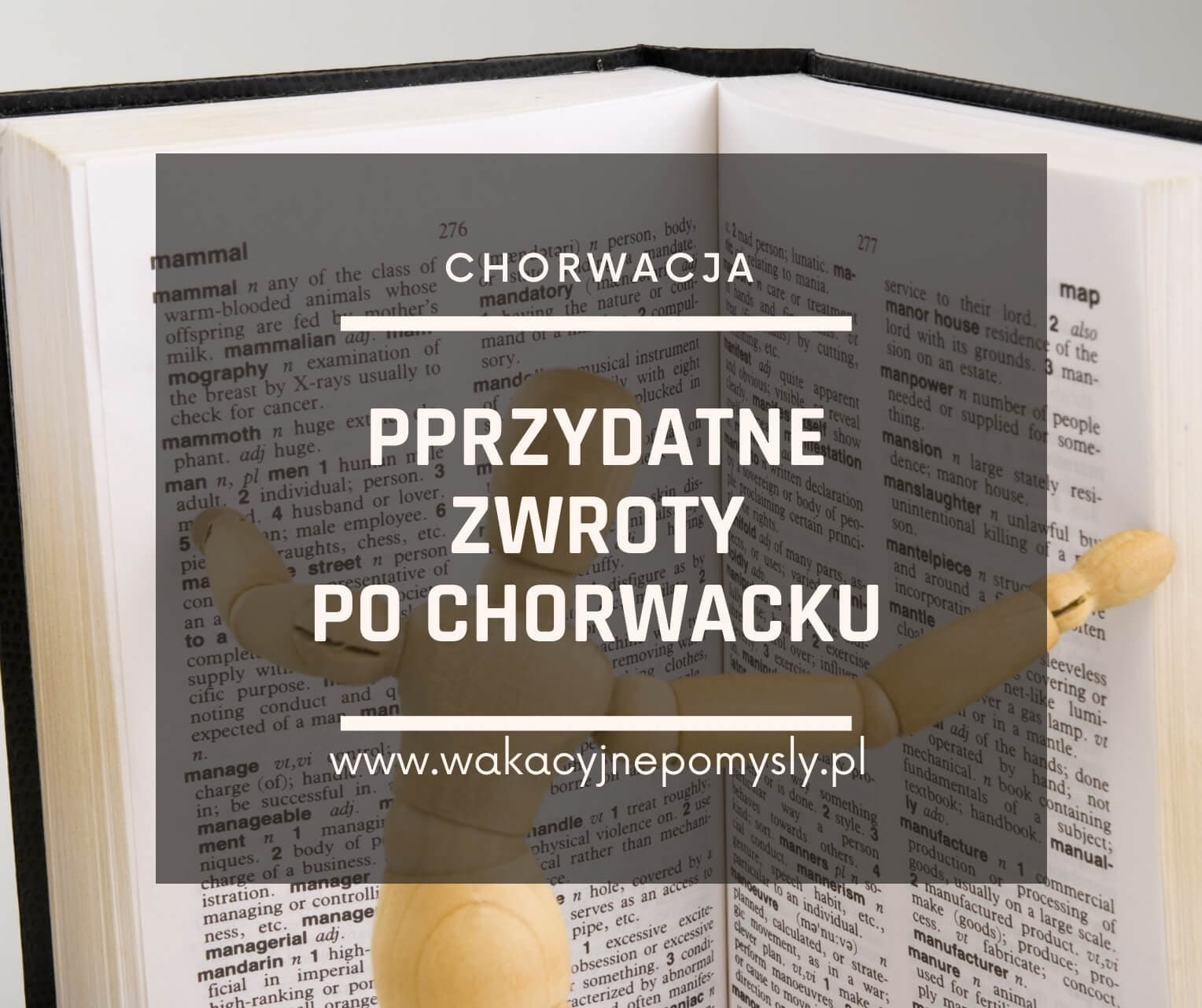 Przydatne zwroty i słówka po chorwacku - poradnik wakacyjny