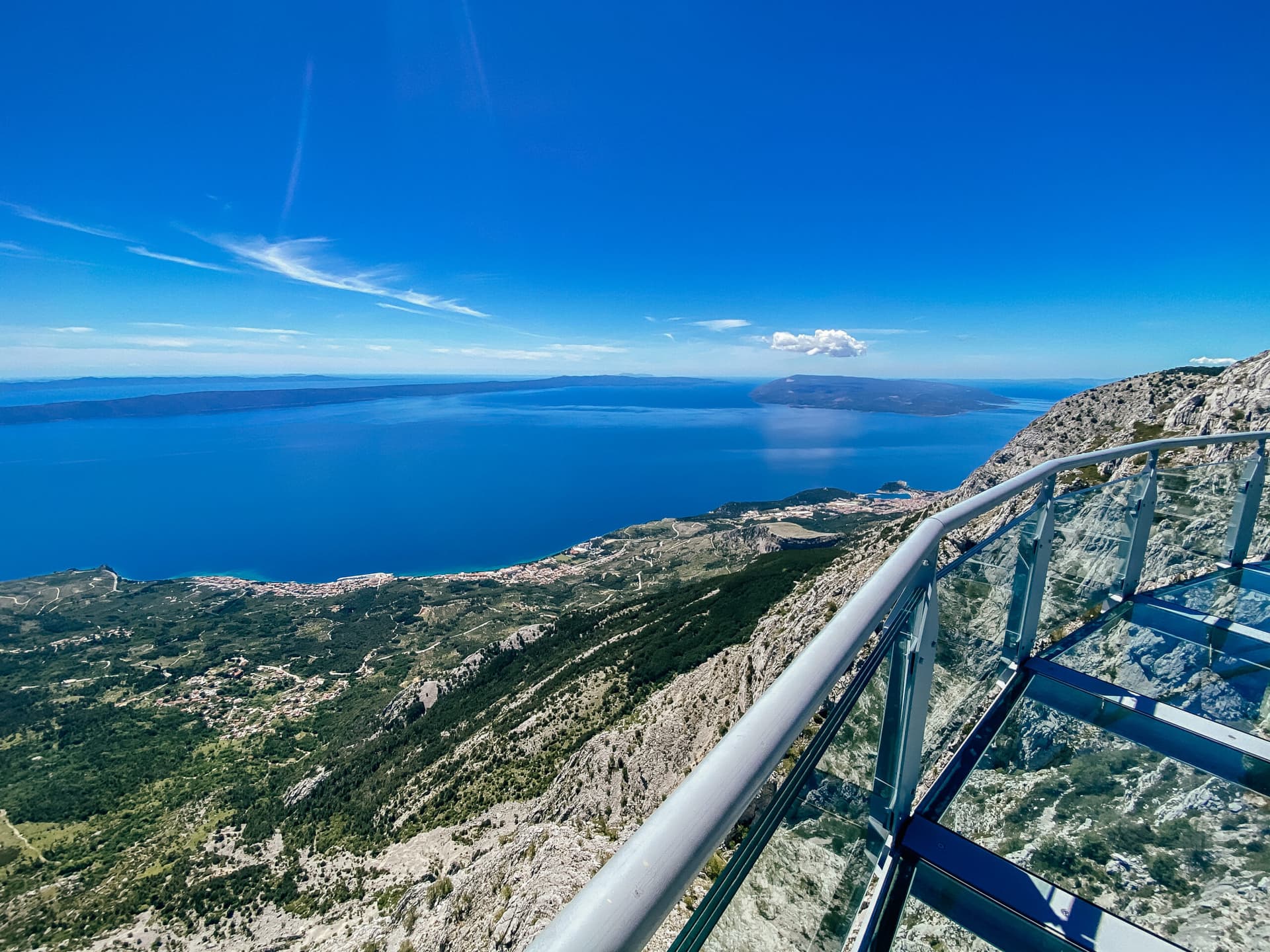 Makarska / Tučepi / Podgora: Skywalk - szklany taras i schronisko Vošac z polskim przewodnikiem - 1