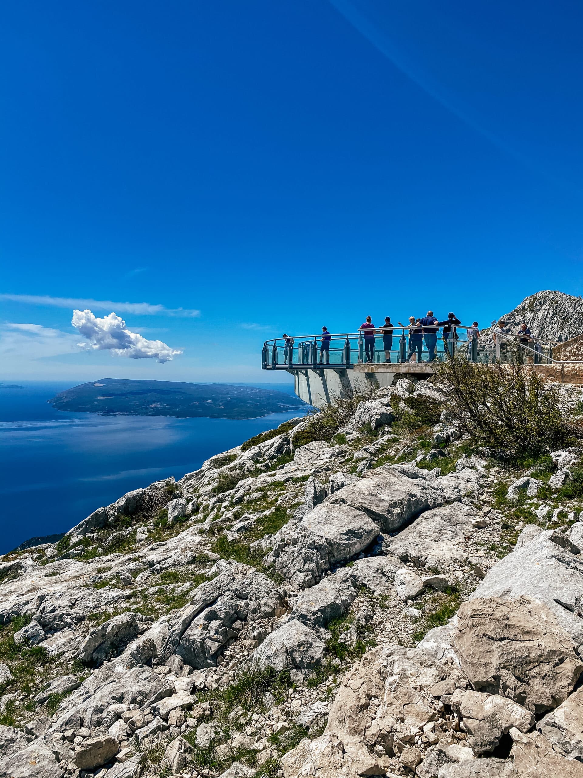 Makarska / Tučepi / Podgora: Skywalk - szklany taras i schronisko Vošac z polskim przewodnikiem - 7