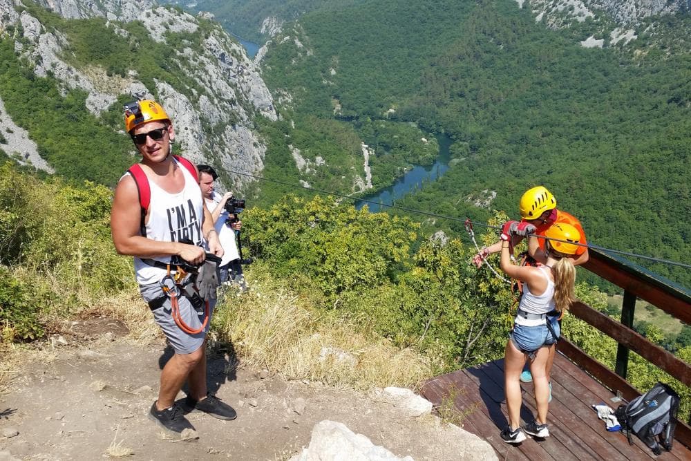 Zipline Omiš w kanionie rzeki Cetina - 6