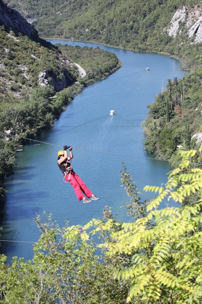 Omiš: Tyrolka - Zipline w kanionie rzeki Cetina - 7