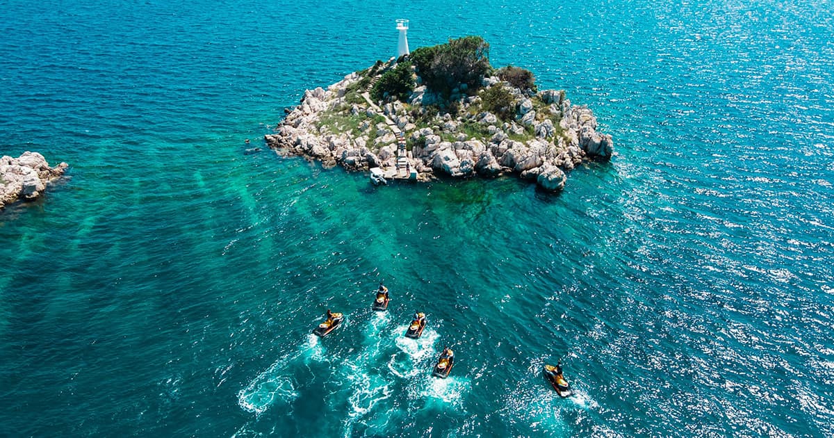 Skuterem wodnym na Błękitną Lagunę z Trogiru - 5