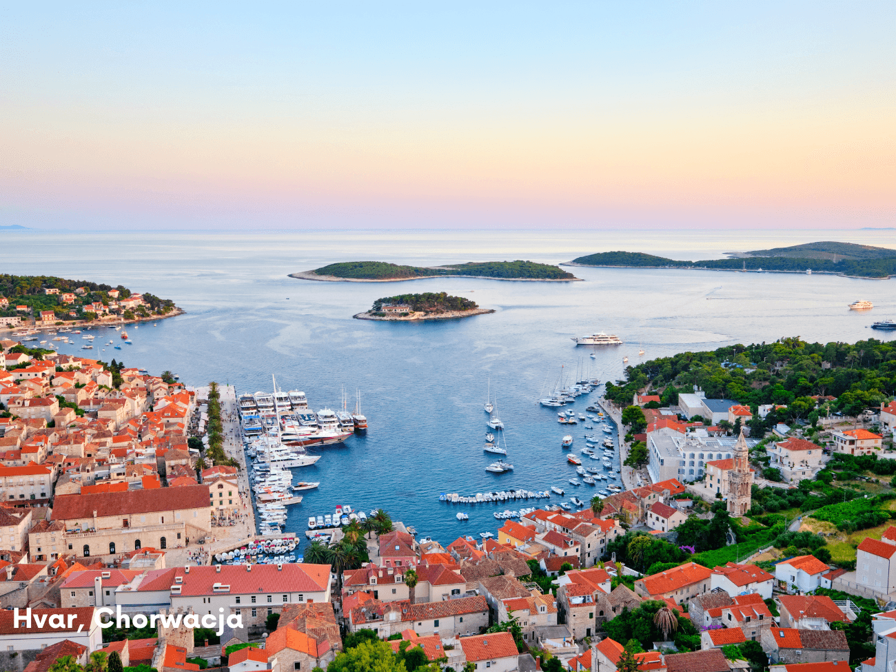 Split i Trogir: Rejs statkiem Hvar + Wyspy Pakleni z lunchem