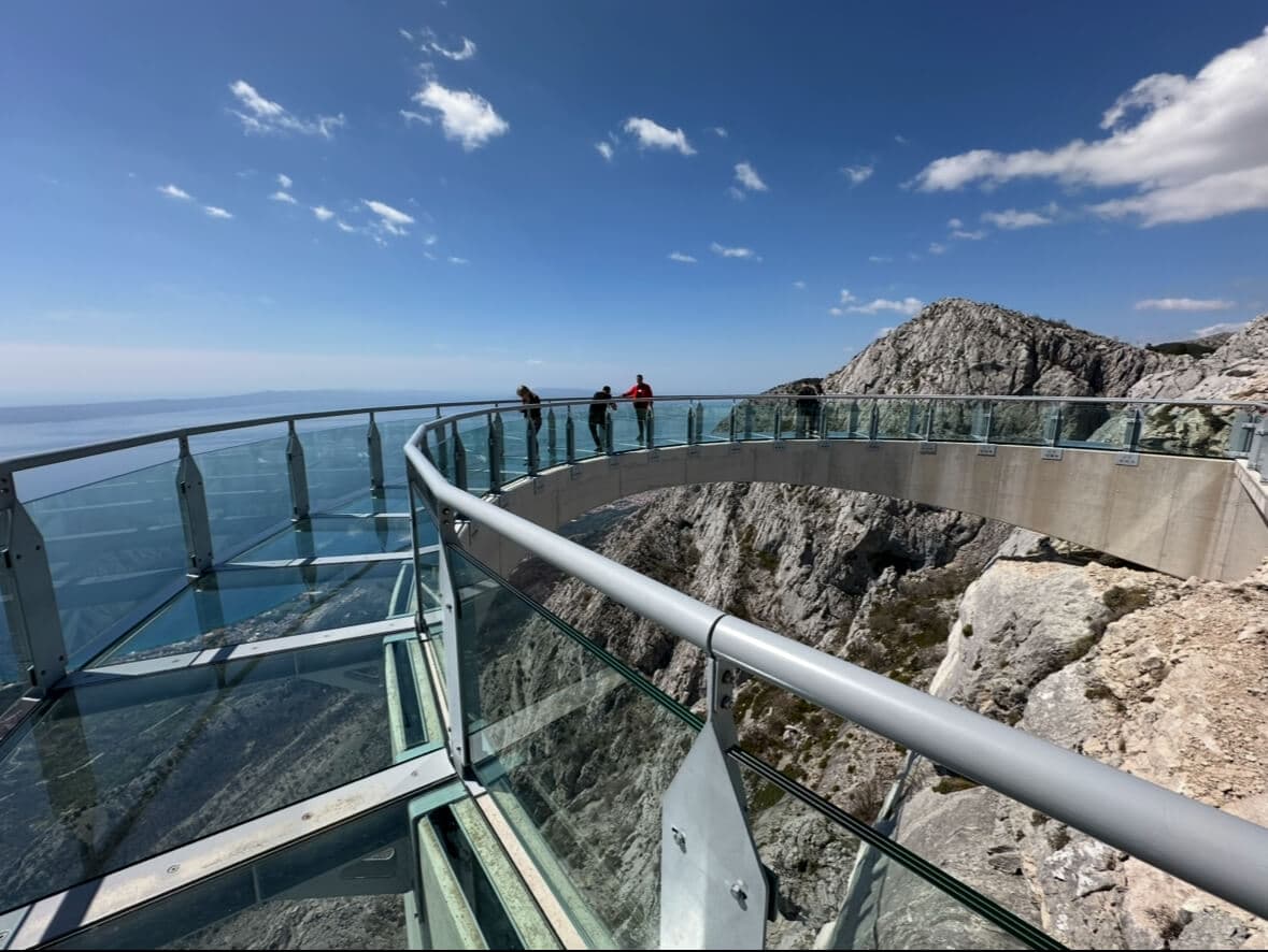 Makarska: Skywalk dla aktywnych - szklany taras i Vošac po polsku - 8