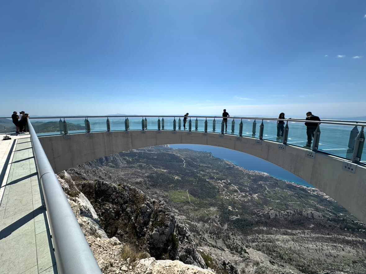 Makarska: Skywalk dla aktywnych - szklany taras i Vošac po polsku - 9