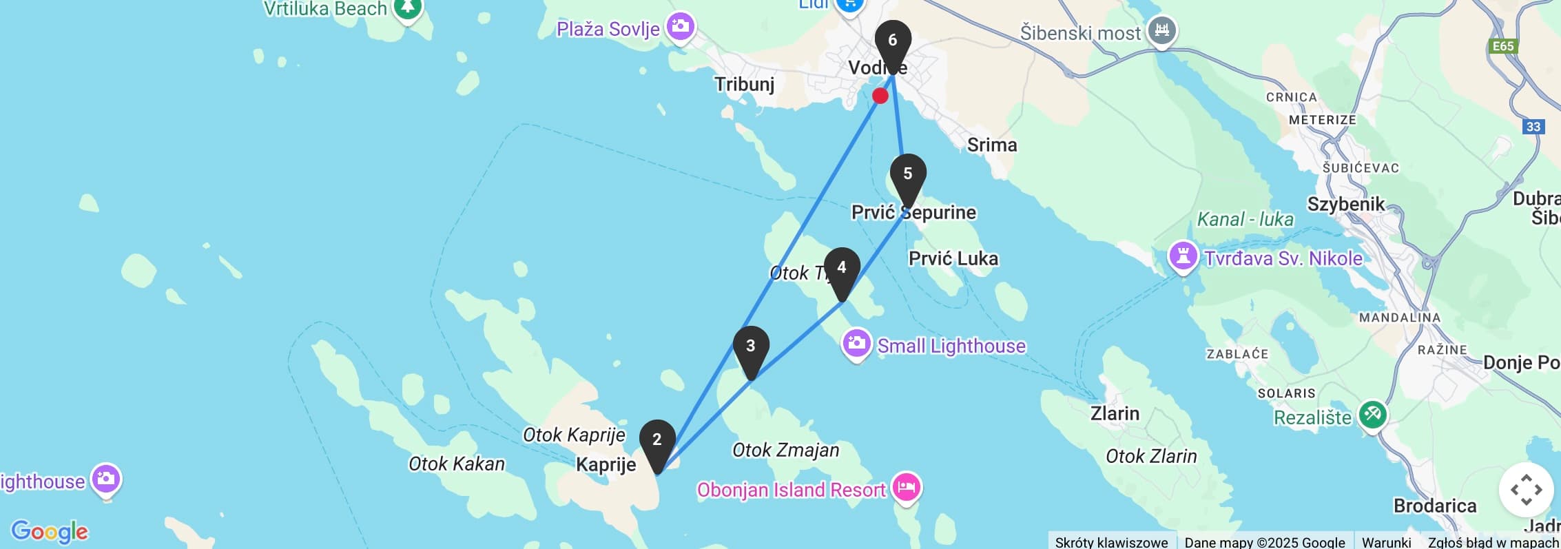 Vodice: Prywatny rejs łodzią motorową po wyspach - opcja półdniowa - 8