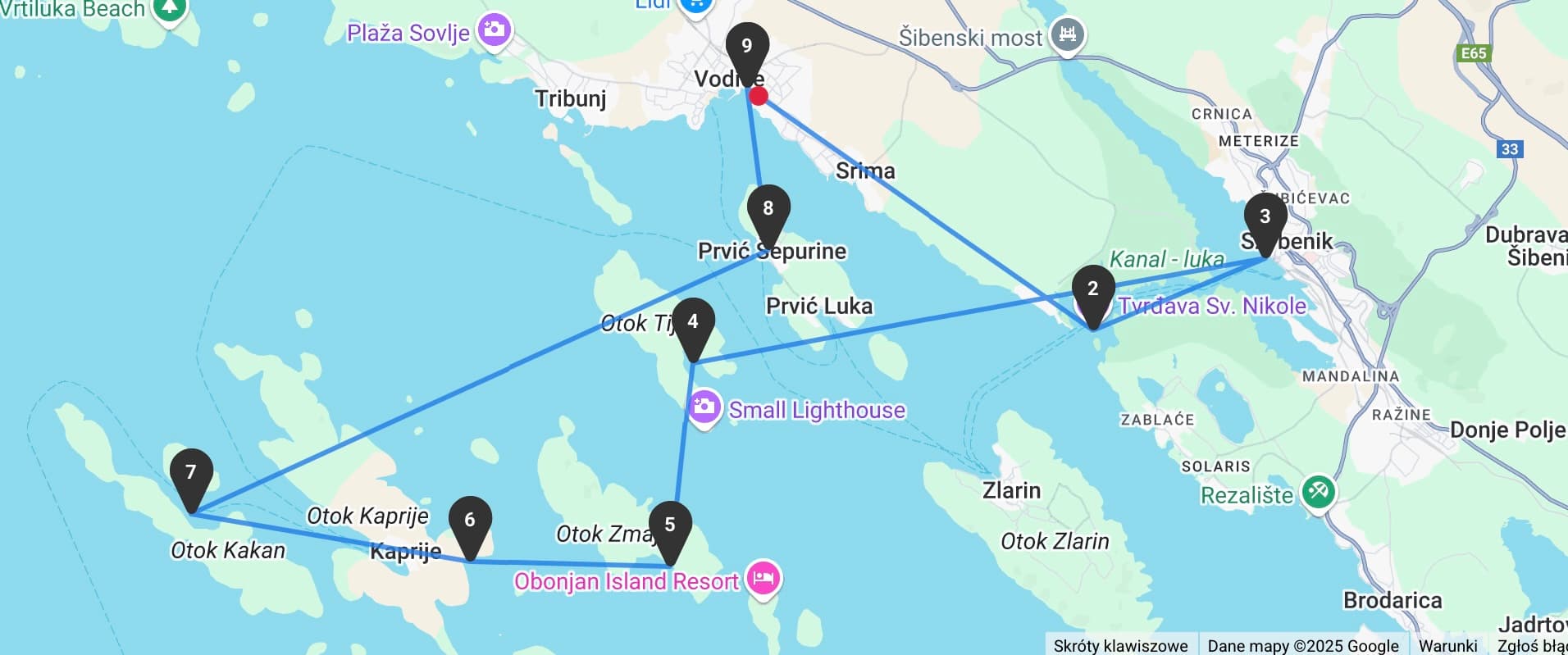 Vodice: Prywatny rejs łodzią motorową po wyspach Riwiery Szybenikiej - opcja całodniowa - 12