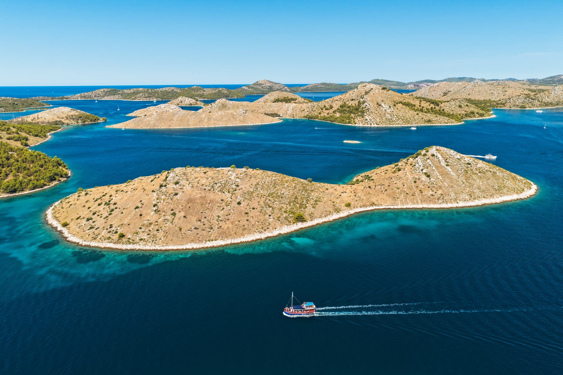 Zadar: Rejs statkiem: Kornati Telašćica, Zatoka Lupeška (polska obsługa) - bilet do parku w cenie - 24