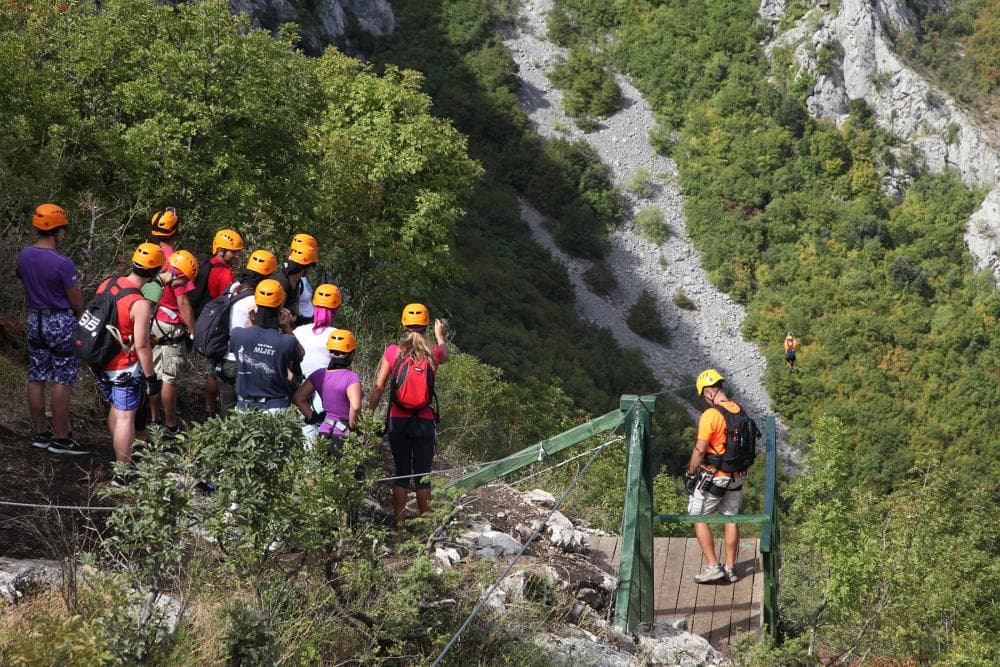 Omiš: Tyrolka - Zipline w kanionie rzeki Cetina